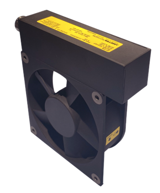 Rotron fan with a VFD attached to the top